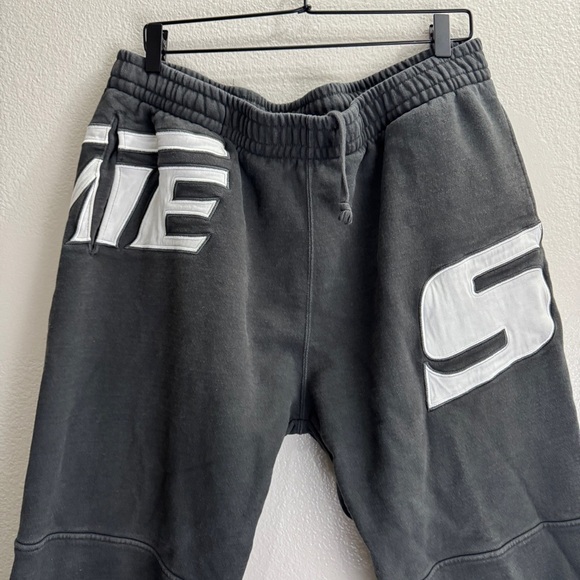 Supreme Wrapped Sweatpant Washed Black Vintage Size XL - Picture 4 of 9